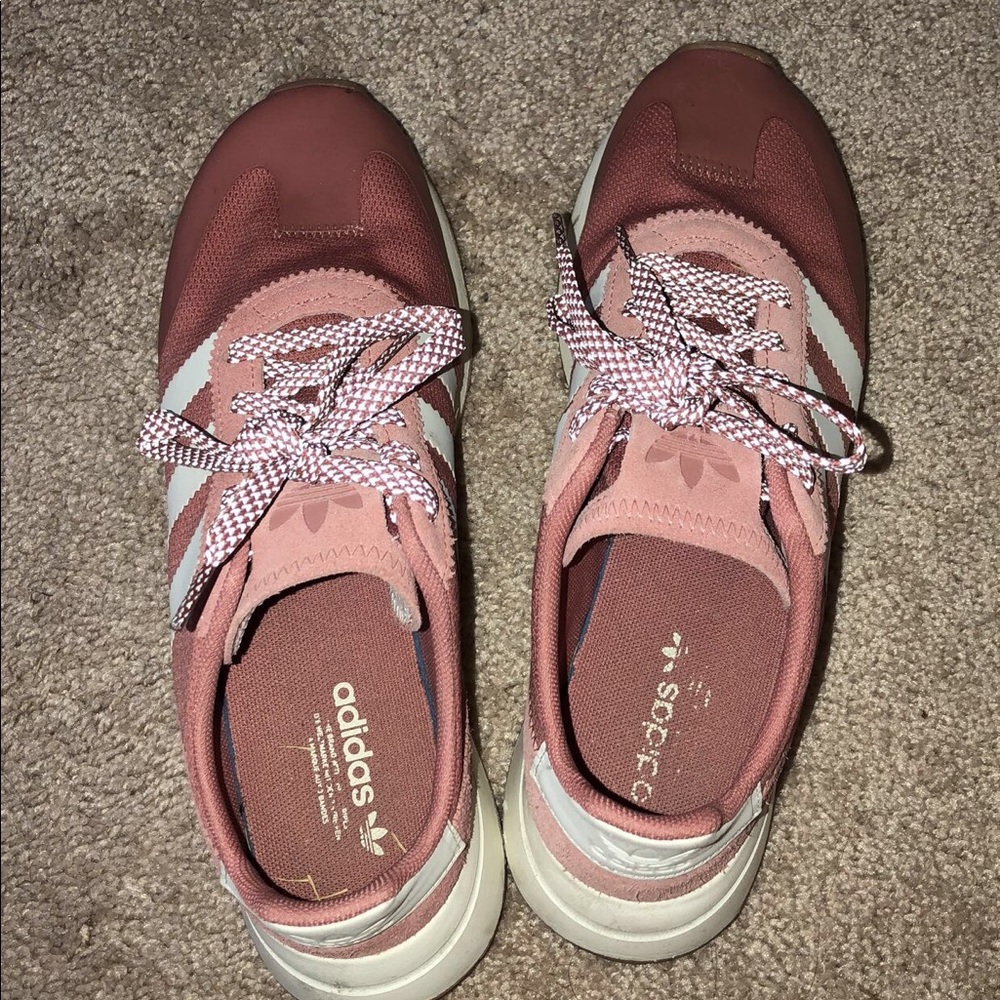 pink adidas sneakers